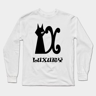 Luxury cat Long Sleeve T-Shirt